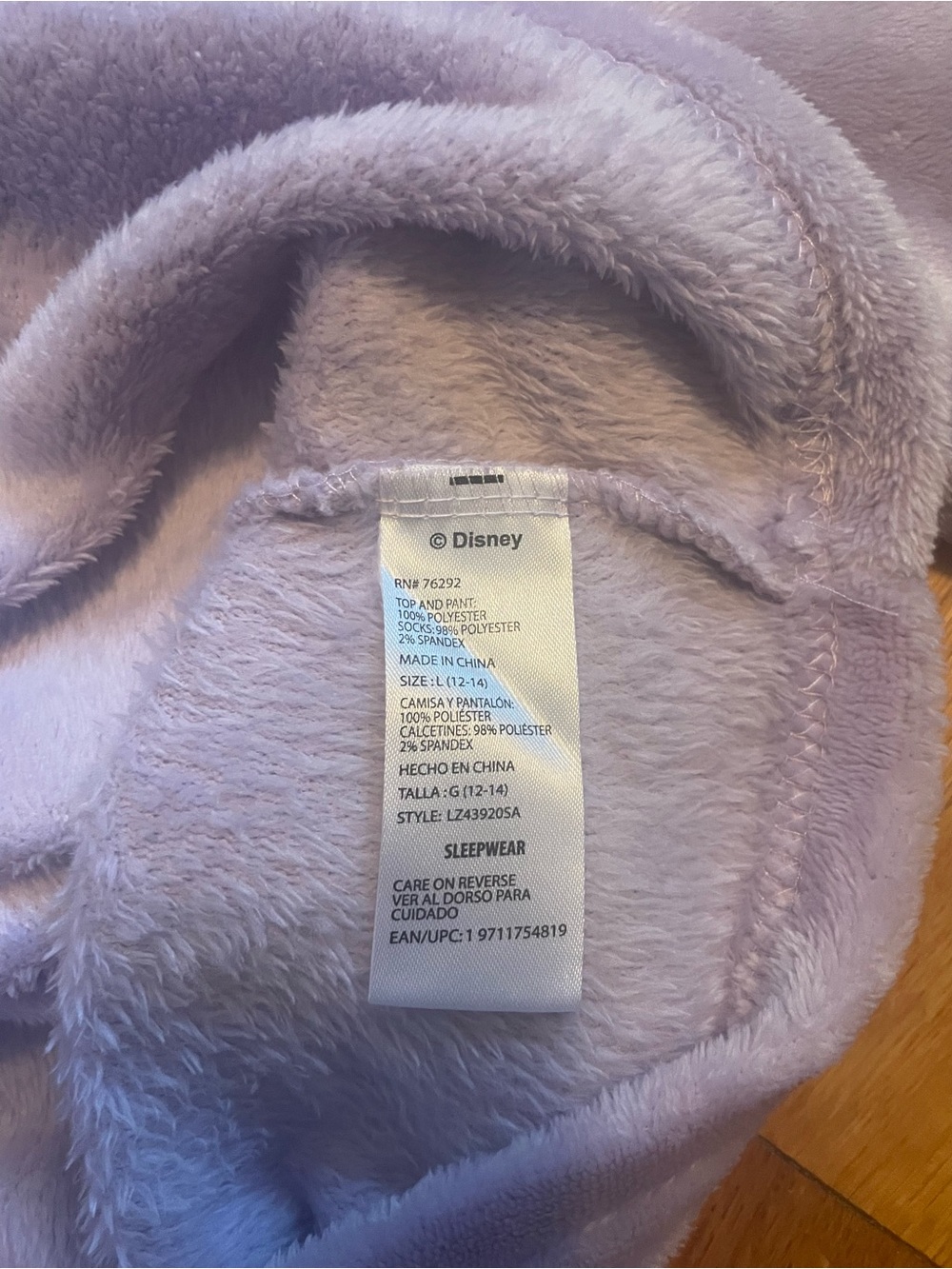 Disney Lilac Plush Sweater with Jack Graphic - Nightmare Before Christmas - Picture 4 of 4